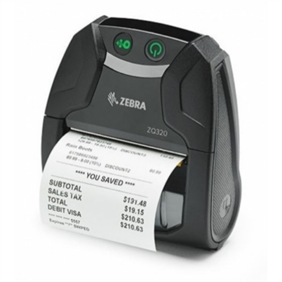 Imagem de Impressora Portátil Zebra ZQ320 versão Outdoor, BT 203dpi