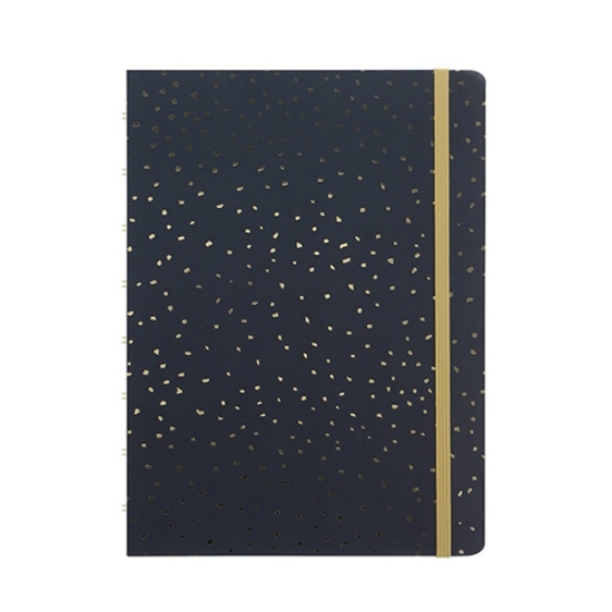 Imagem de BLOCO NOTAS FILOFAX CONFETTI RECARREGÁVEL A5 CHARCOAL (115117)
