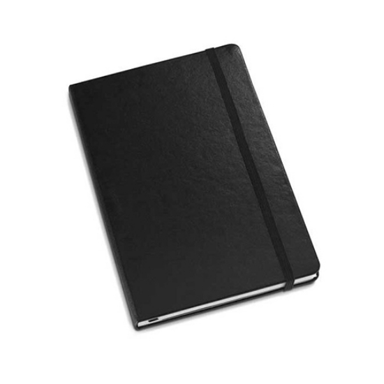 Picture of BLOCO DE NOTAS CAPA DURA 97X145MM PRETO 93471.03