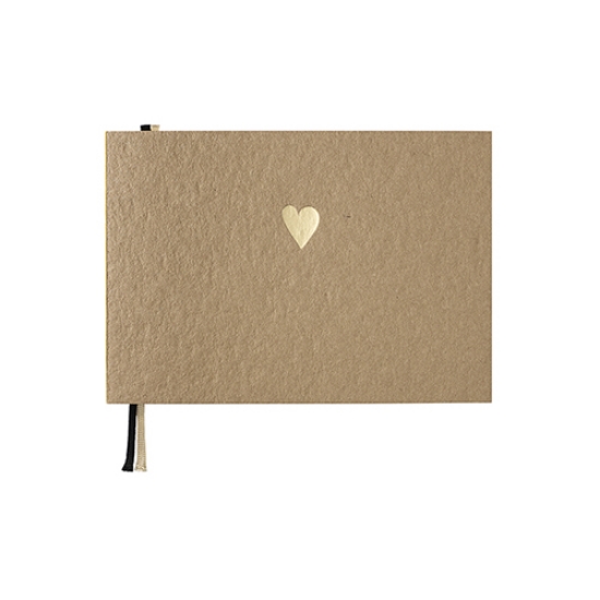 Picture of LIVRO DIÁRIO PAPETTE BOOX A5 50F COLADO KRAFT CORAÇÃO