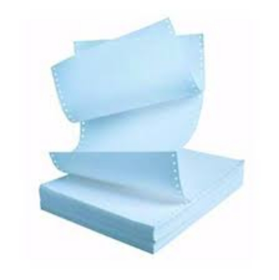 Imagem de PAPEL CONTINUO 6X9.5 2VIAS BRANCO LISO AUTOC. (CX.2000F)