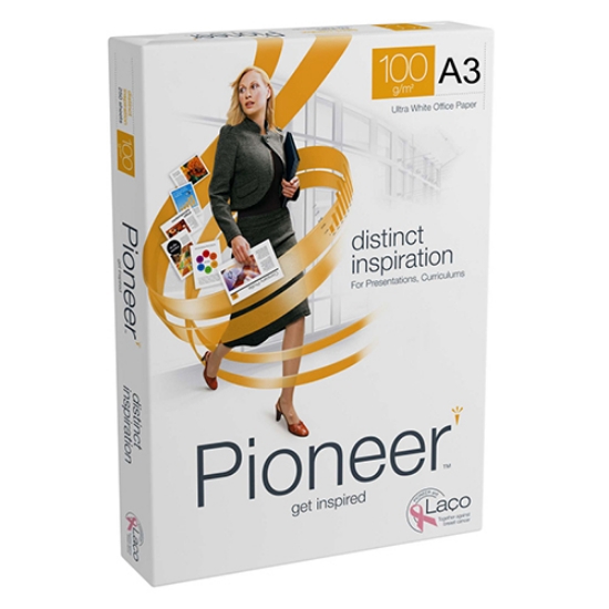 Picture of RESMA PAPEL FOTOCÓPIA A3 100GR PIONEER BRANCO