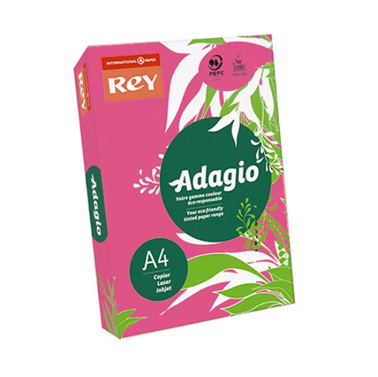 Imagem de RESMA PAPEL COLORIDO A4 80GR ADAGIO INTENSO FUCSIA (23)