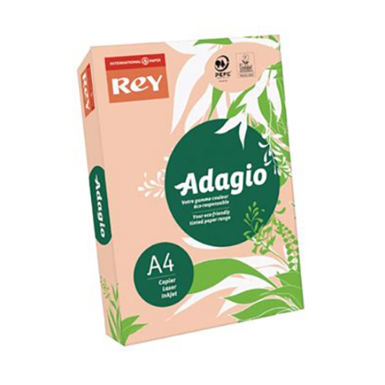 Imagem de RESMA PAPEL COLORIDO A4 80GR ADAGIO INTENSO PÊSSEGO (55)