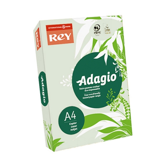 Imagem de RESMA PAPEL COLORIDO A4 80GR ADAGIO PASTEL VERDE (09)