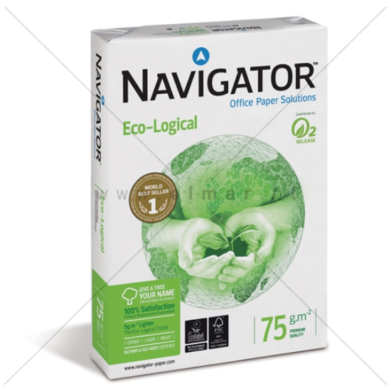 Picture of RESMA PAPEL FOTOCÓPIA A4 75GR NAVIGATOR ECO-LOGICAL BRANCO