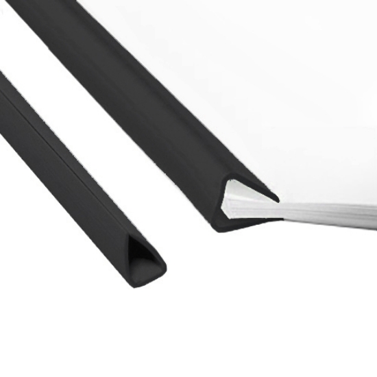 Imagem de BAGUETE DE PLASTICO A4 10MM PRETA