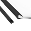 Imagem de BAGUETE DE PLASTICO A4 10MM PRETA
