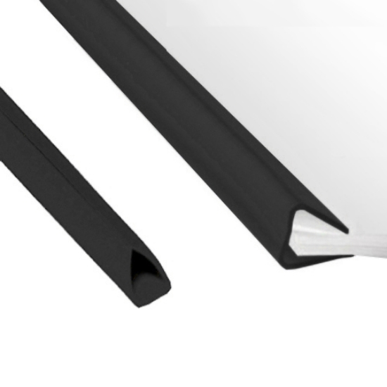 Imagem de BAGUETE DE PLASTICO A4 15MM PRETA