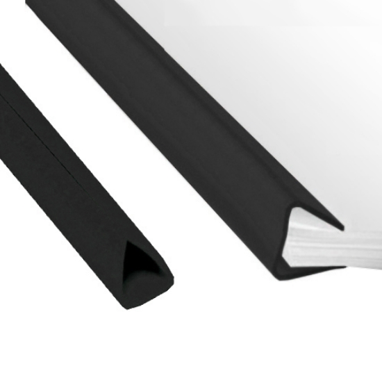 Imagem de BAGUETE DE PLASTICO A4 20MM PRETA