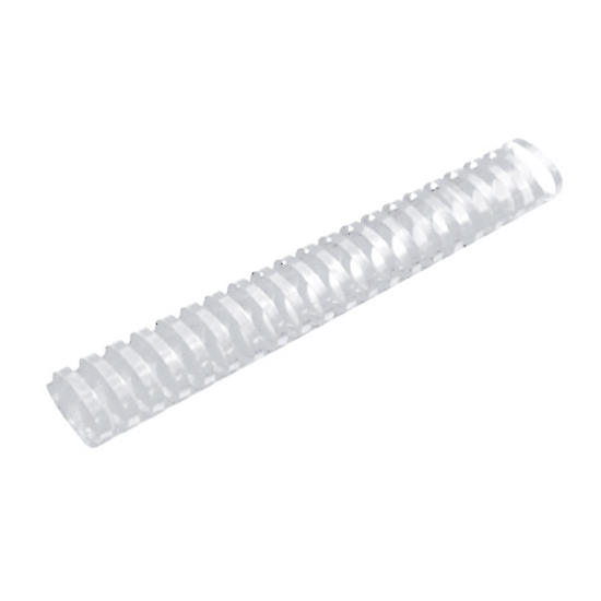 Imagem de ARGOLA ESPIRAL PLÁSTICO 38MM BRANCA OVAL