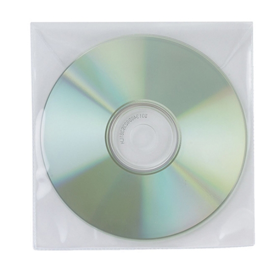 Imagem de BOLSA P/CD-DVD PLAST. TRANSP. Q-CONNECT KF02207 P/1CD