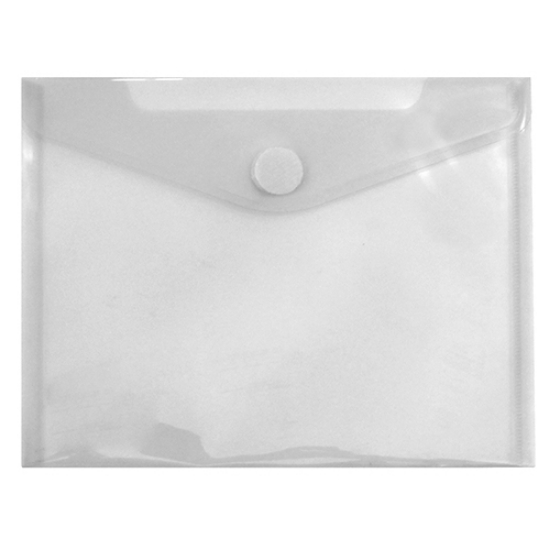 Imagem de BOLSA TIPO ENVELOPE A5 COM VELCRO FEGOL E107 TRANSPARENTE