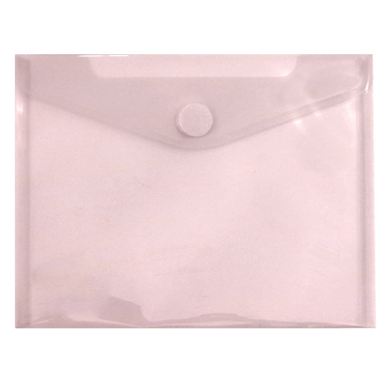 Imagem de BOLSA TIPO ENVELOPE A5 COM VELCRO FEGOL E107 ROSA PASTEL