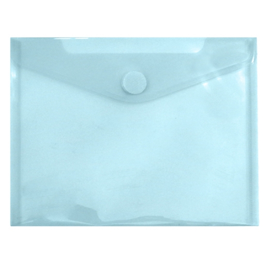 Imagem de BOLSA TIPO ENVELOPE A5 COM VELCRO FEGOL E107 TURQUESA PASTEL