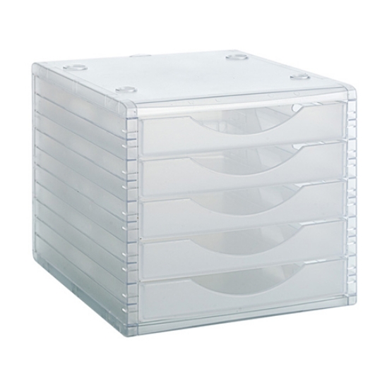Imagem de DISTRIBUIDOR 5 GAVETAS ARCHIVO2000 4005TL CS CRISTAL TRANSLÚCIDO