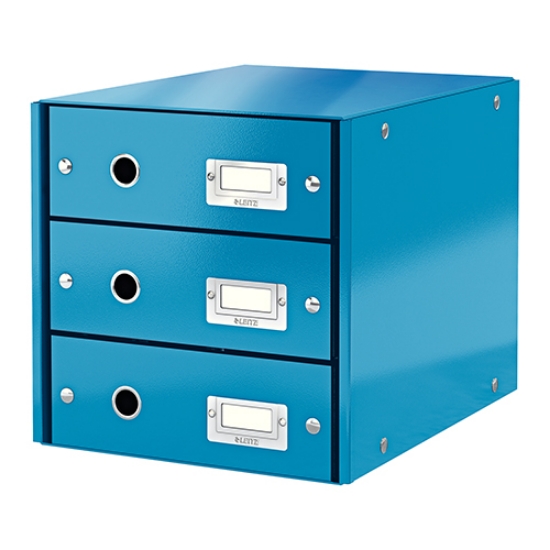 Picture of DISTRIBUIDOR 3 GAVETAS LEITZ WOW 60480036 AZUL