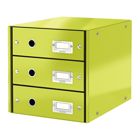 Imagem de DISTRIBUIDOR 3 GAVETAS LEITZ WOW 60480054 VERDE