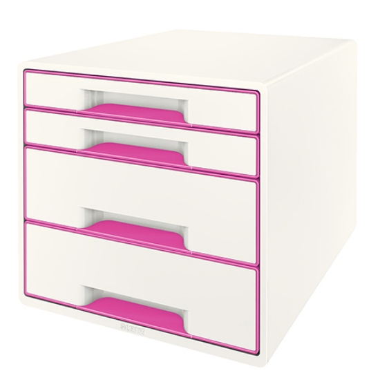 Imagem de DISTRIBUIDOR 4 GAVETAS LEITZ WOW 52132023 ROSA