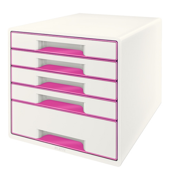 Imagem de DISTRIBUIDOR 5 GAVETAS LEITZ WOW 52142023 ROSA