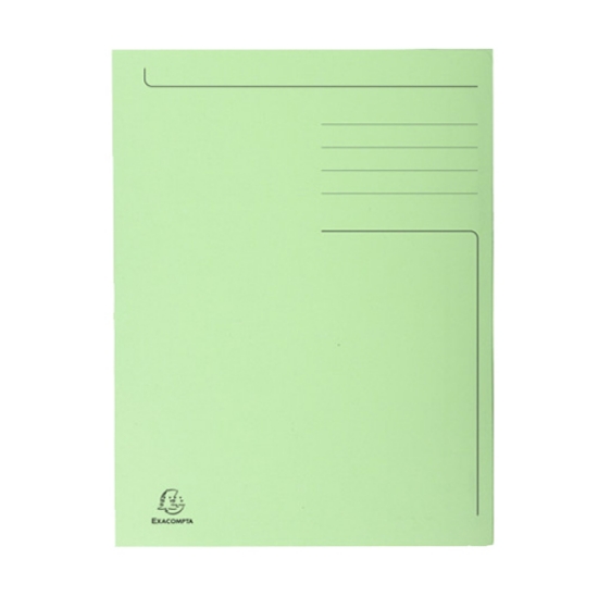 Imagem de DOSSIER EXACOMPTA A4 CLA 280GR COM 3 ABAS VERDE (449013E)