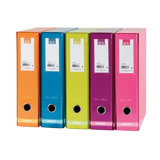 Picture of PASTA ARQUIVO COM CAIXA A4 CLASSIC STRIPES L80 VERDE FLUOR