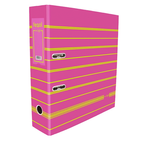 Picture of PASTA ARQUIVO A4 FEGOL NEO:STYLE L80 018228 RISCAS MAGENTA