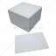 Imagem de PACK 100 CARTÕES PVC BRANCO 0.76MM (SEM TECNOLOGIA)