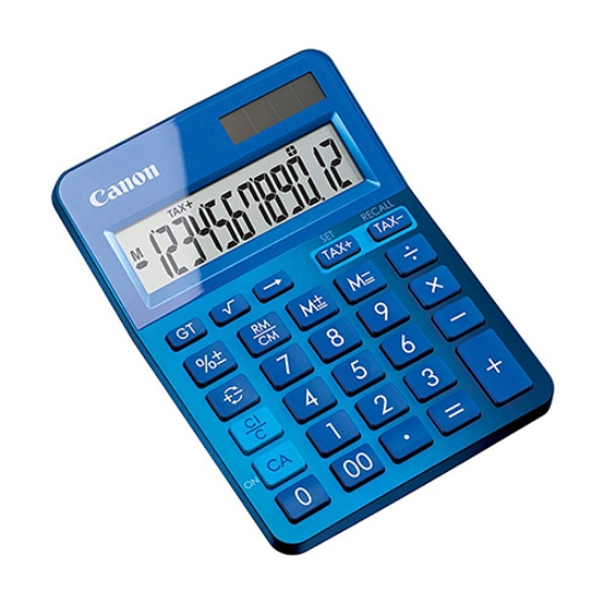 Picture of CALCULADORA DE SECRETÁRIA CANON LS-123K AZUL