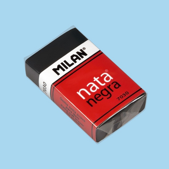 Imagem de BORRACHA MILAN NATA NEGRA 7030 (CPM7030CF)