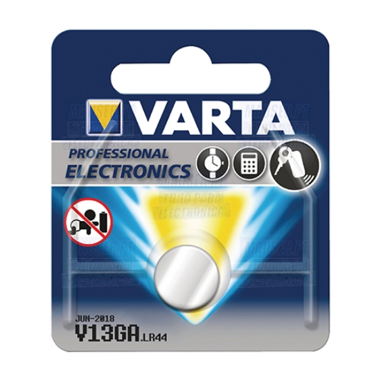 Picture of PILHA ALCALINA LR44 V13GA 1.5V VARTA (4276)
