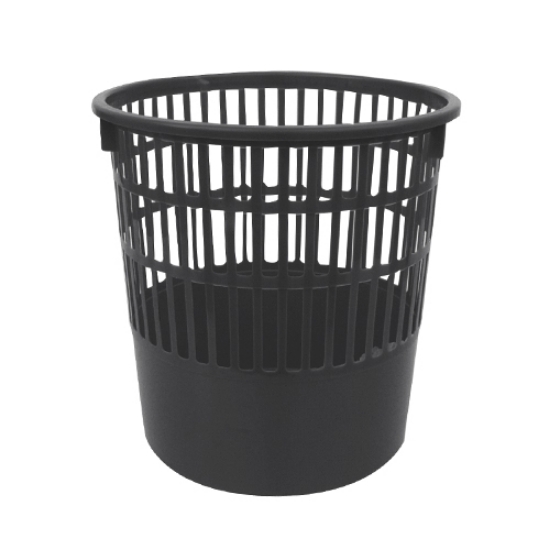 Imagem de CESTO PAPEIS INUTEIS FEGOL PLAST.REDE 13LT 302 PRETO