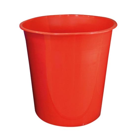 Imagem de CESTO PAPEIS INUTEIS FEGOL PLAST.OPACO 13LT 301 VERMELHO