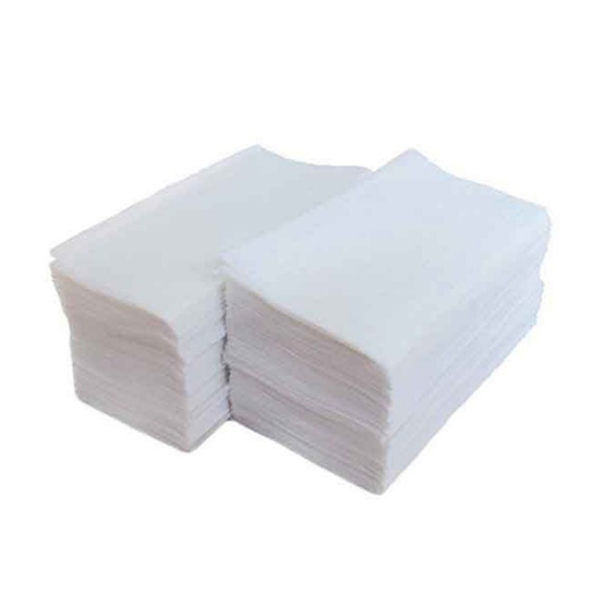 Picture of CX.50 MAÇOS GUARDANAPOS 14X14CM ZIG-ZAG BRANCO