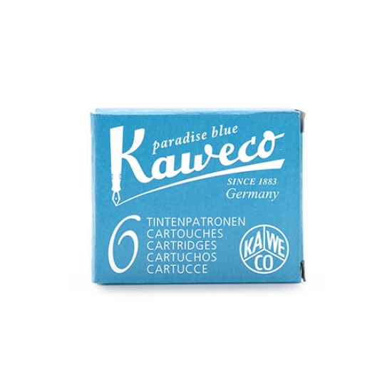 Picture of CX.6 CARTUCHOS TINTA KAWECO AZUL PARAISO