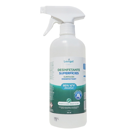 Picture of LIQUIDO DESINFETANTE GEL ALCOOL 80% P/SUPERFICIES 500ML