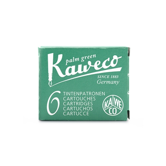 Picture of CX.6 CARTUCHOS TINTA KAWECO VERDE PALMEIRA (KW10000009)