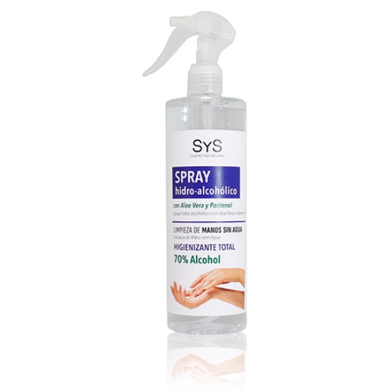 Imagem de SPRAY DESINFETANTE GEL ALCOOL P/MAOS C/ALOE VERA 500ML
