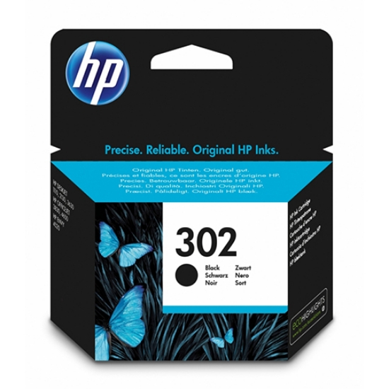 Imagem de TINTEIRO ORIGINAL HP 302 F6U66AE PRETO