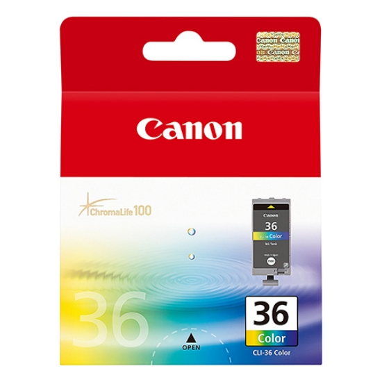 Imagem de TINTEIRO ORIGINAL CANON CLI-36 CORES (PIXMA MINI260/IP100)