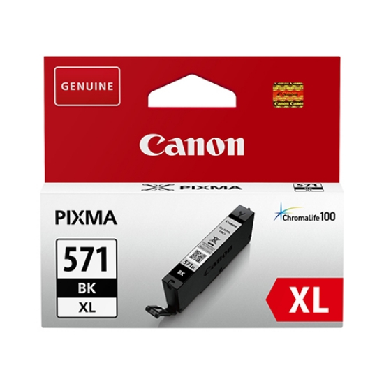 Picture of TINTEIRO ORIGINAL CANON CLI-571BKXL PRETO ALTA CAPAC.