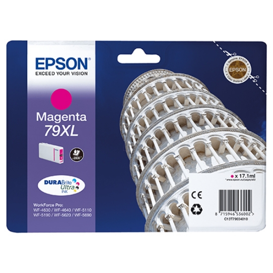 Picture of TINTEIRO ORIGINAL EPSON 79XL T7903 MAGENTA 2.000 PAGINAS
