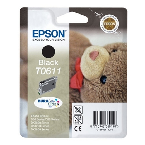 Picture of TINTEIRO ORIGINAL EPSON T0611 PRETO