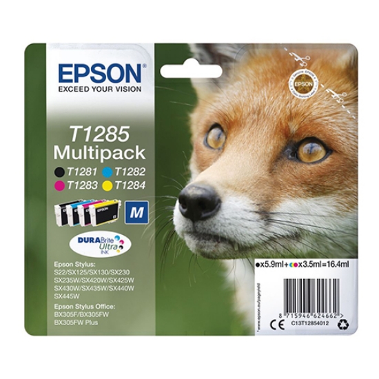 Picture of TINTEIRO ORIGINAL EPSON T1285 PACK C/4 CORES