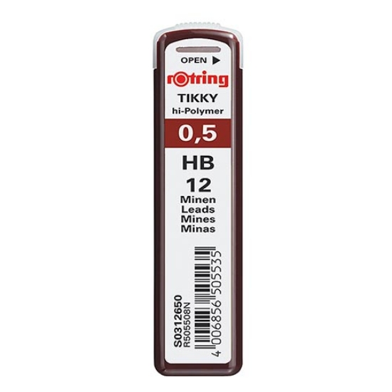 Picture of MINAS ROTRING 0.5MM-HB S0312650 (TB.12UDS)