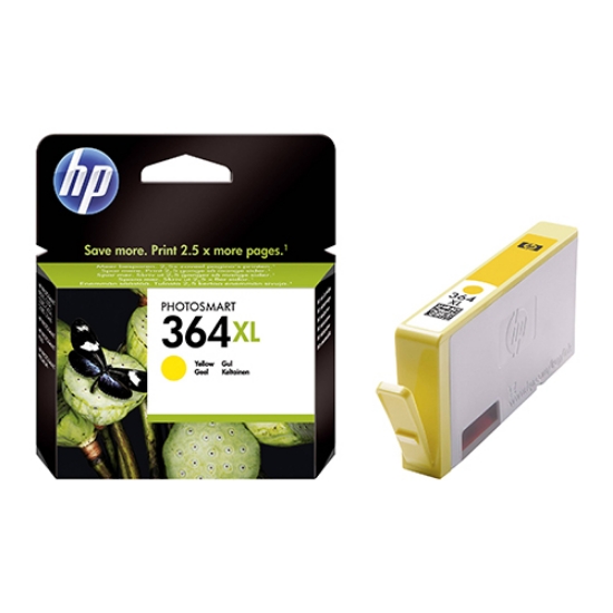 Picture of TINTEIRO ORIGINAL HP 364XL CB325EE AMARELO ALTA CAPAC.
