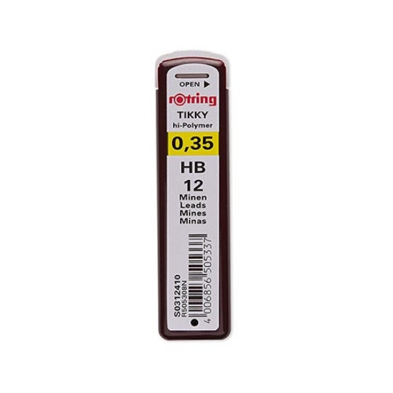 Imagem de MINAS ROTRING 0.3MM-HB S0312410 (TB.12UDS)