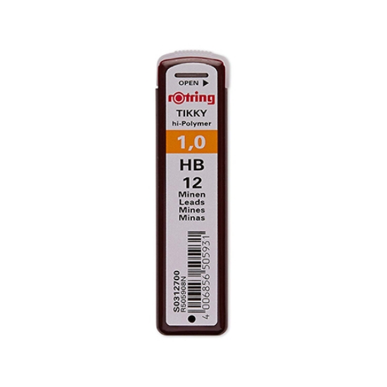 Imagem de MINAS ROTRING 0.9/1.0MM-HB S0312700 (TB.12UDS)
