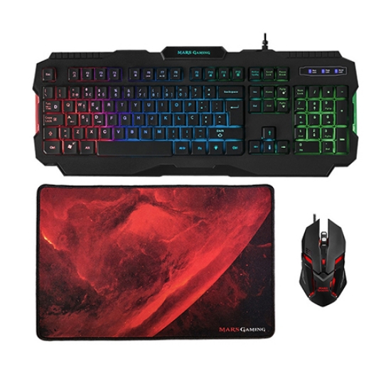 Picture of TECLADO+RATO+BASE PARA RATO MARS GAMING 3EM1 (MCP118PORTU)