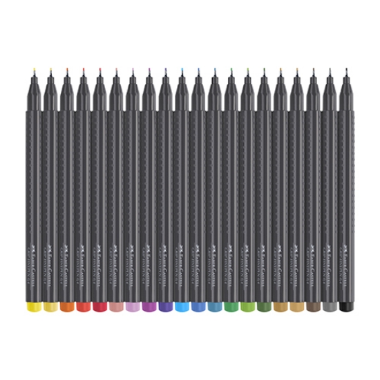 Imagem de BLT.20 MARC. FABER-CASTELL FINELINER GRIP SORT. (151620)